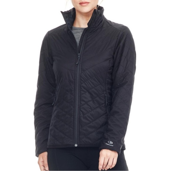 Icebreaker MerinoLOFT Hyperia Lite Quilted Puffer Jacket Black Medium - Picture 1 of 10